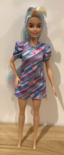 Barbie Totally Hair Extra Long Hair Doll Blue and Purple - Mattel - 2015 - HCM88