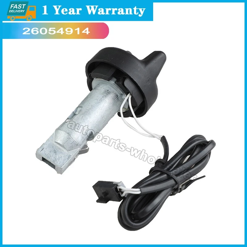 Cilindro de bloqueo de encendido para Buick Century Regal 1997-2004 26054914 con 2 llaves Foto 2 de 4