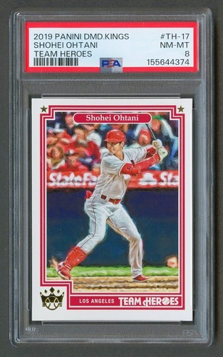 2019 Panini Diamond Kings Team Heroes SHOHEI OHTANI #TH17 PSA 8 NM-MT Angels