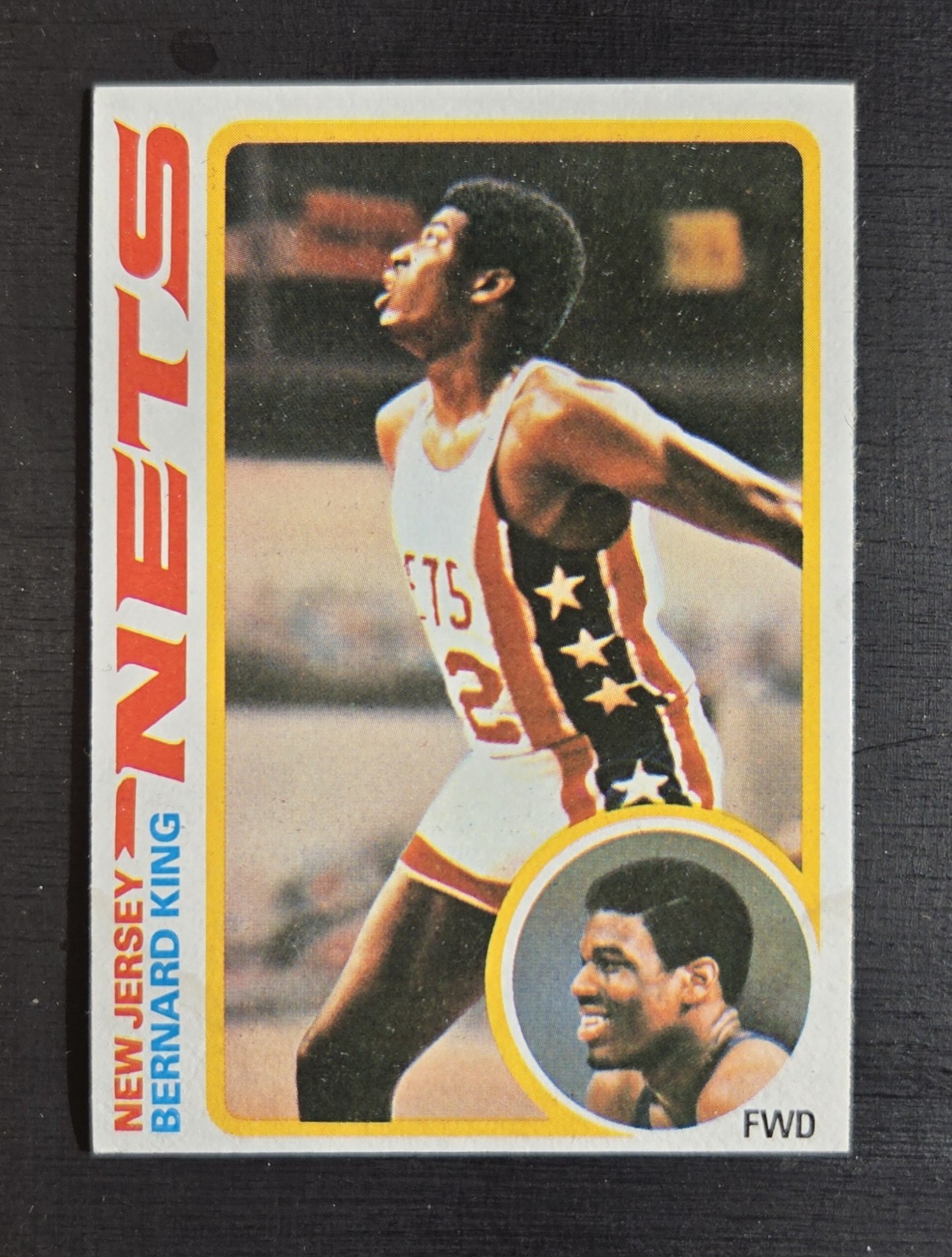 1978-79 Topps #75 Bernard King - Rookie Card - HOF - New Jersey Nets - VGEX