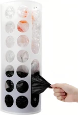 Plastic Bag Holder for Grocery Bags，Large Capacity Plastic Bag Dispenser, Multip