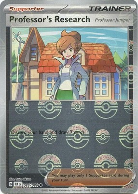 Professor's Research (Poke Ball Pattern) Uncommon SV: Black Bolt 085/086 NM