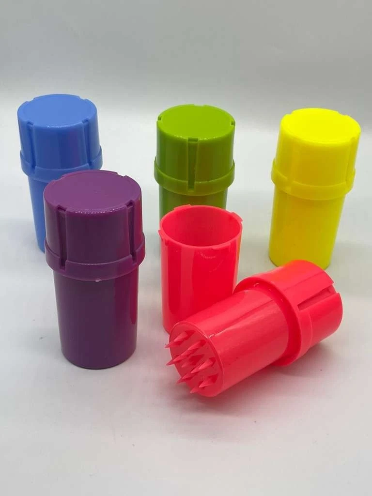 Pack of 12 Herb Grinder with Storage Spice Crusher with Container for Storage