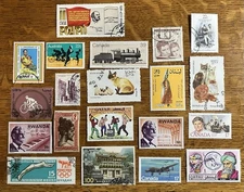 FOREIGN Stamp MIX OFF PAPER 20 Different #48