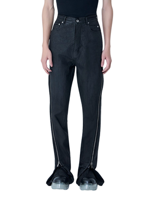 RICK OWENS DRKSHDW Temple Black Bolan Banana Jeans New & Authentic