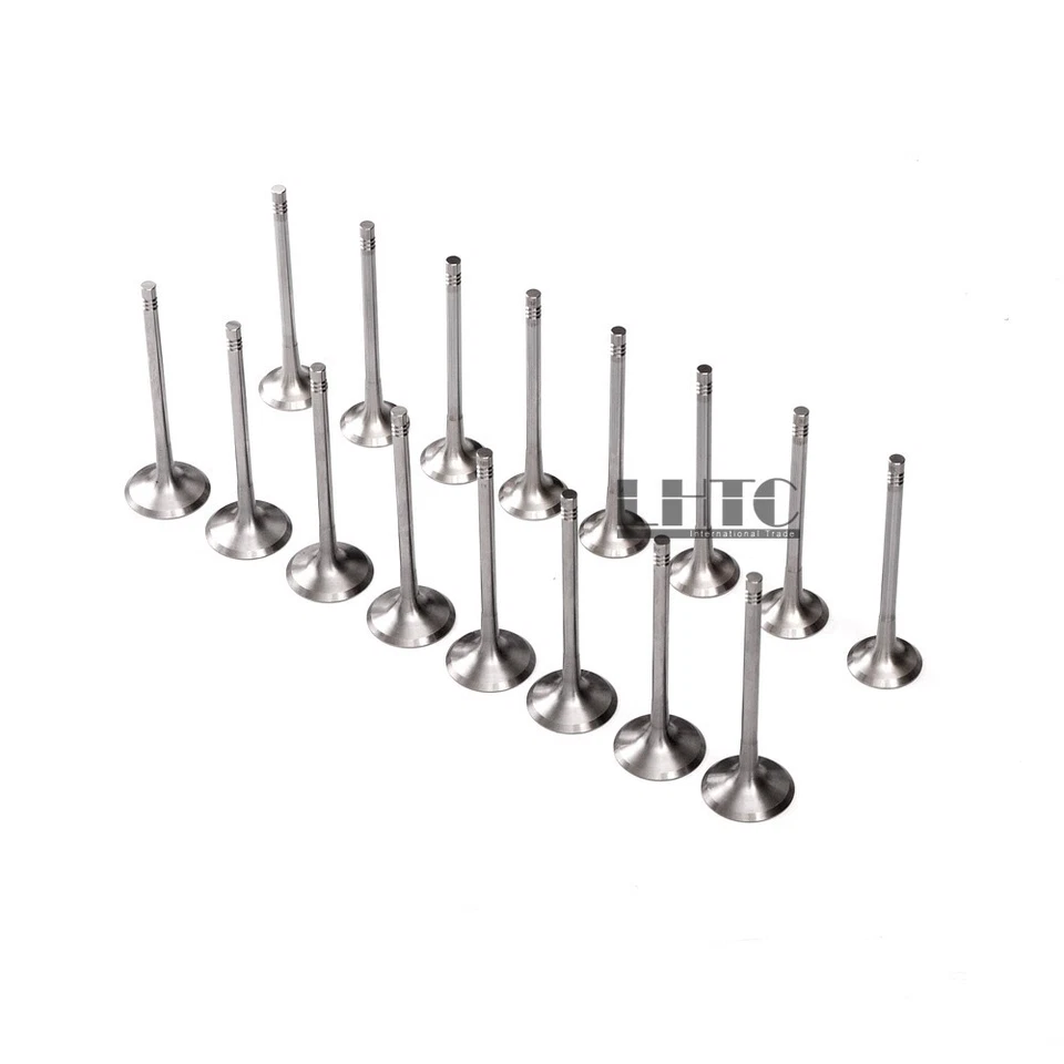 16x Válvulas de escape de admisión de motor para VW GTI GLI AUDI A3 A4 Q5 Seat 1.8 2.0 TFSI Foto 2 de 4