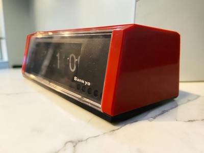 Sankyo ZAX L108Z Flip Clock Vintage Alarm Japan Retro Working | eBay