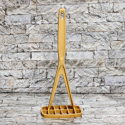 Vintage Foley Plastic Nylon Potato Masher *Brown *E6
