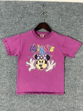Vintage Disney Designs Minnie Mouse T Shirt Size Youth Medium 90s Made In USA