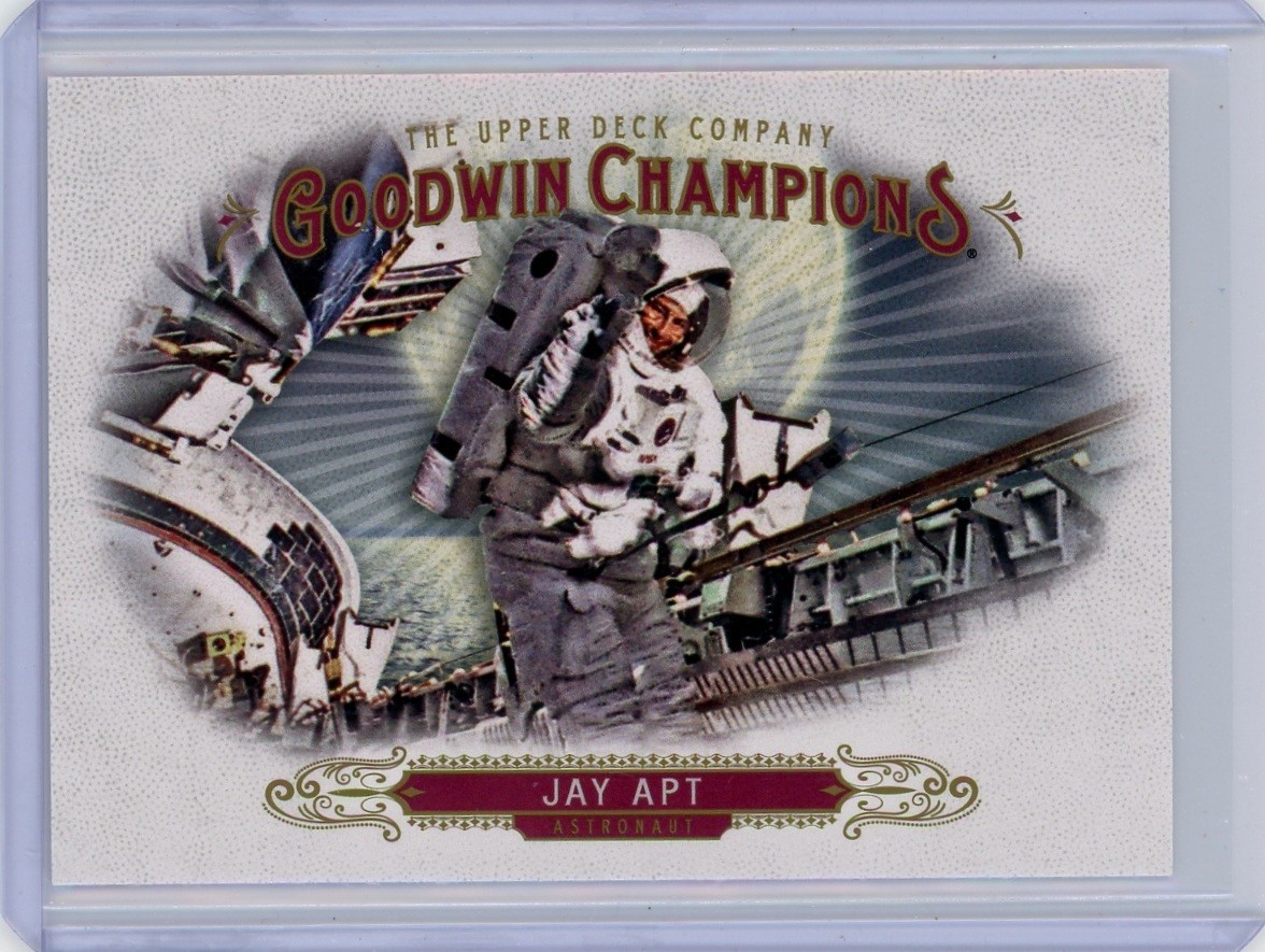 2018 Upper Deck Goodwin Champions Jay Apt Astronaut Base Card #53