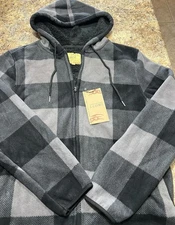 Men’s J. Come Coat with Hood Size Medium NEW