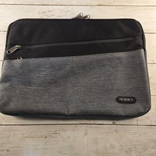 NEWHEY 14 Inch Laptop Sleeve Case Bag Grey Black Water Resistant Padded Cover