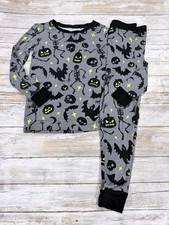 Little Sleepies Boys/Girls 4T Glowing Gray Ghouls Two Piece Pajamas Halloween