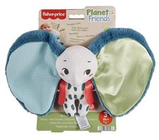 Fisher-Price Baby Sensory Toy Planet Friends All Ears Lovey Plush Elephant Toy