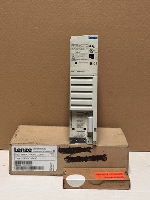 Lenze E82EV222K4C 8200 Vector VFD AC Drive 3PH 400/500V 2.2kW 3HP E82EV22K4C
