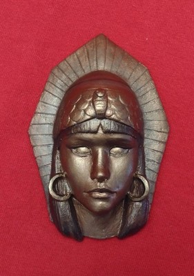Cleopatra Egyptian Princess Resin Magnet Sculpture Frazetta Queen Bust Statue