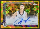 2025-26 Topps Chrome Sapphire Egor Demin Rookie Auto Gold Refractor /50 Nets RW3