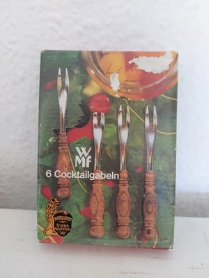 Neue Vintage WMF 6× Cocktailgabeln Gabeln - Bild 1 von 3