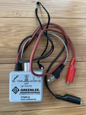Greenlee 77HP-G Tone Generator Communications Cable Tester Probe Tool
