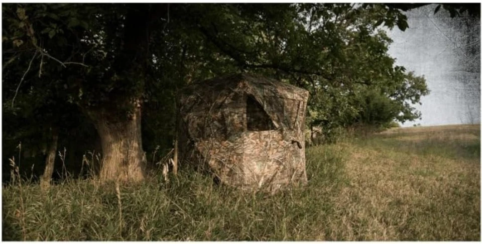 Mossy Oak Hunting Ground Blind - Portable Design Accommodating 2 Hunters - Image 4 of 4