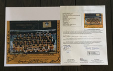 1979 PITTSBURGH PIRATES TEAM PHOTO HAND SIGNED X17 8X10 W/STARGELL JSA LOA