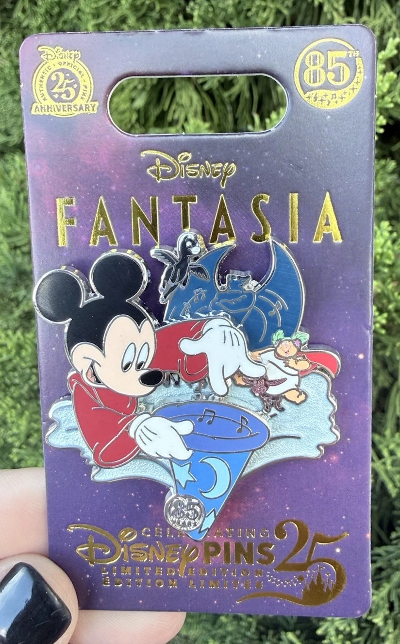 2025 Disney Parks Fantasia 85th Anniversary Mickey Mouse Pin LE 3000