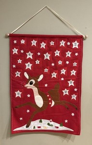 Pottery Barn Christmas Reindeer Rudolph Advent Calendar