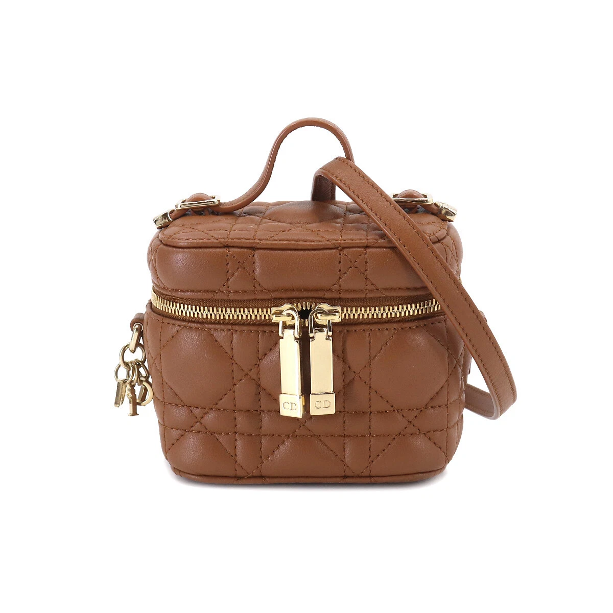 Christian Dior Ladydior Micro Vanity 2 voies sac à bandoulière à main cuir 90200559