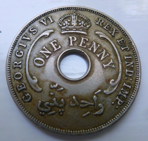 3 x British West Africa One Penny Coins 1936 - 1952 Edward VIII George V1 - Picture 6 of 8