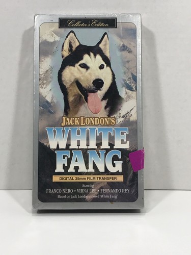 Jack London's White Fang - Collector's Edition - VHS NEW Shelf Wear - Imagen 1 de 5