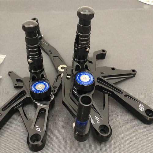 For Yamaha YZF-R1 R1M Footrest Carbon Fiber Rearset Foot Pegs 2015-2023 2022 - Bild 10 von 12