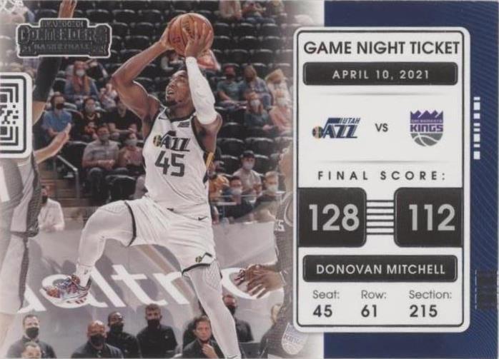 2021-22 Panini Contenders - Donovan Mitchell #5 - 1 of 2