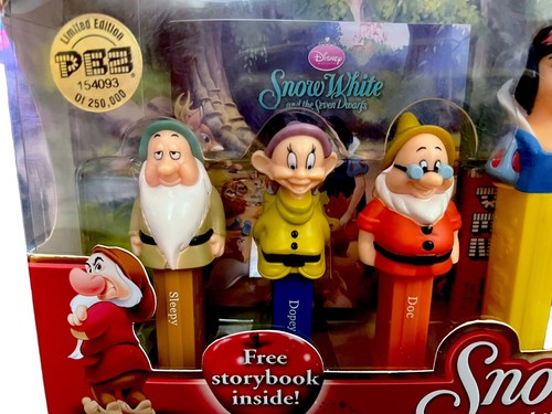 New Disney Snow White And The Seven Dwarfs PEZ Collectors Series in Box USA Made - Picture 3 of 8