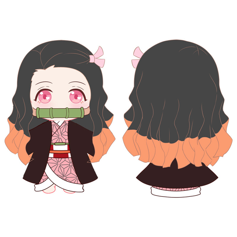 Deemonslayer Nezuko Plüschtier 20cm - Kuscheliges Anime Stofftier Für Fans