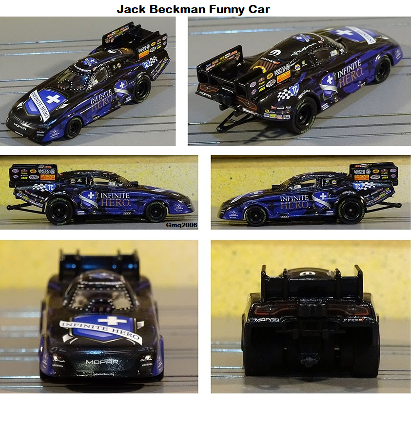 AUTO WORLD NHRA Jack Beckman Infinite Hero Charger Funny Car Fits