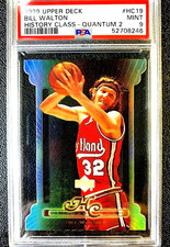 PSA 9 1999 UD UPPER DECK HISTORY CLASS DIECUT QUANTUM LEVEL 2 BILL WALTON 07/25