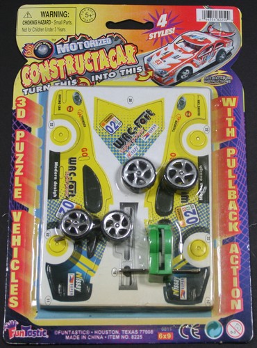 motorized puzzle cars