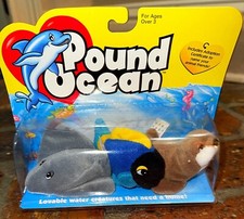 VTG Galoob Pound Puppies Ocean Animals New In Package Unopened