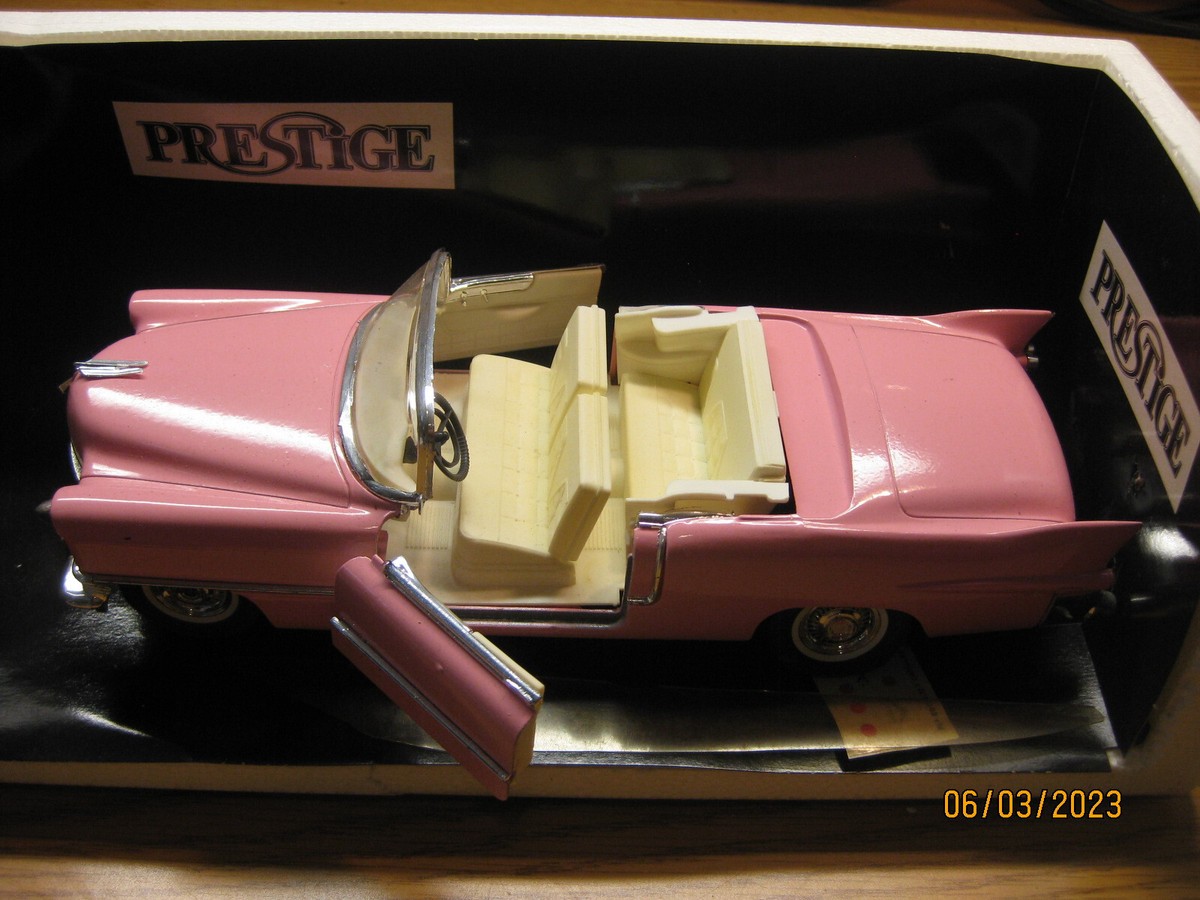 1/18 1955 CADILLAC ELDORADO CONVERTIBLE, IN PINK BY SOLIDO