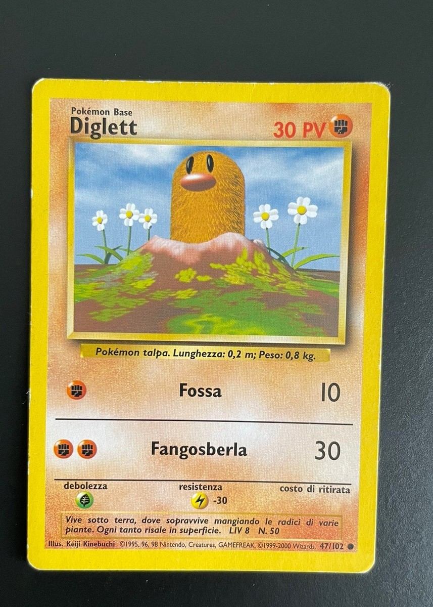 CARTA POKEMON DIGLETT 47/102 SET BASE 1995 | eBay CARTA POKEMON DIGLETT 47/102 SET BASE 1995 | eBay