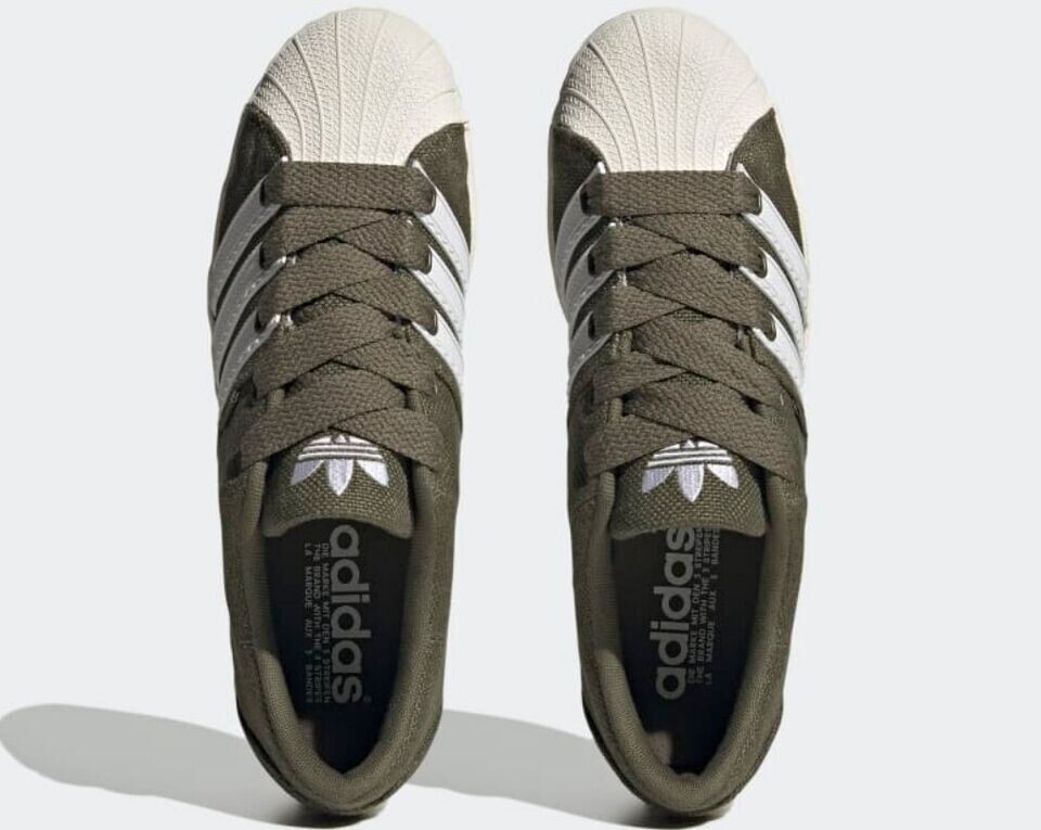 Men ADIDAS SUPERSTAR SUPERMODIFIED SHOES Olive Strata