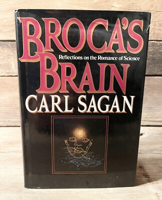 Carl Sagan BROCA'S BRAIN  1st Edition 2nd Printing Hardback Dust Jacket 1979