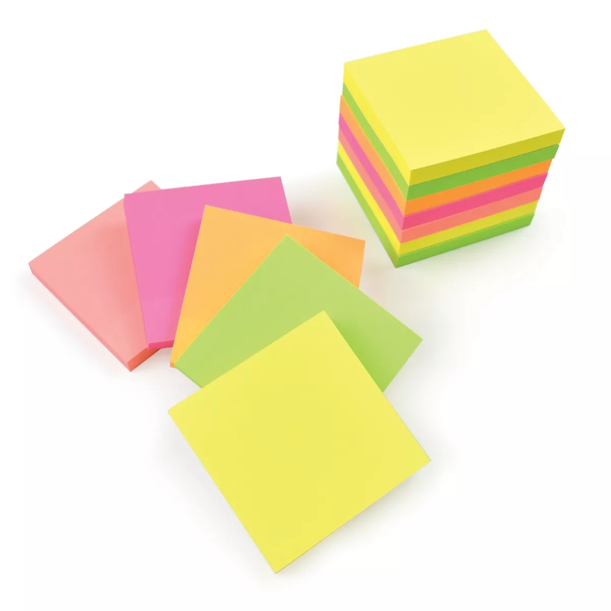 Sticky Note Pads Remove It PASTEL Colour Post 76mm x 127mm 3x5 100