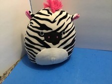 Squishmallow Kelly Toy Zebra 8 Inches