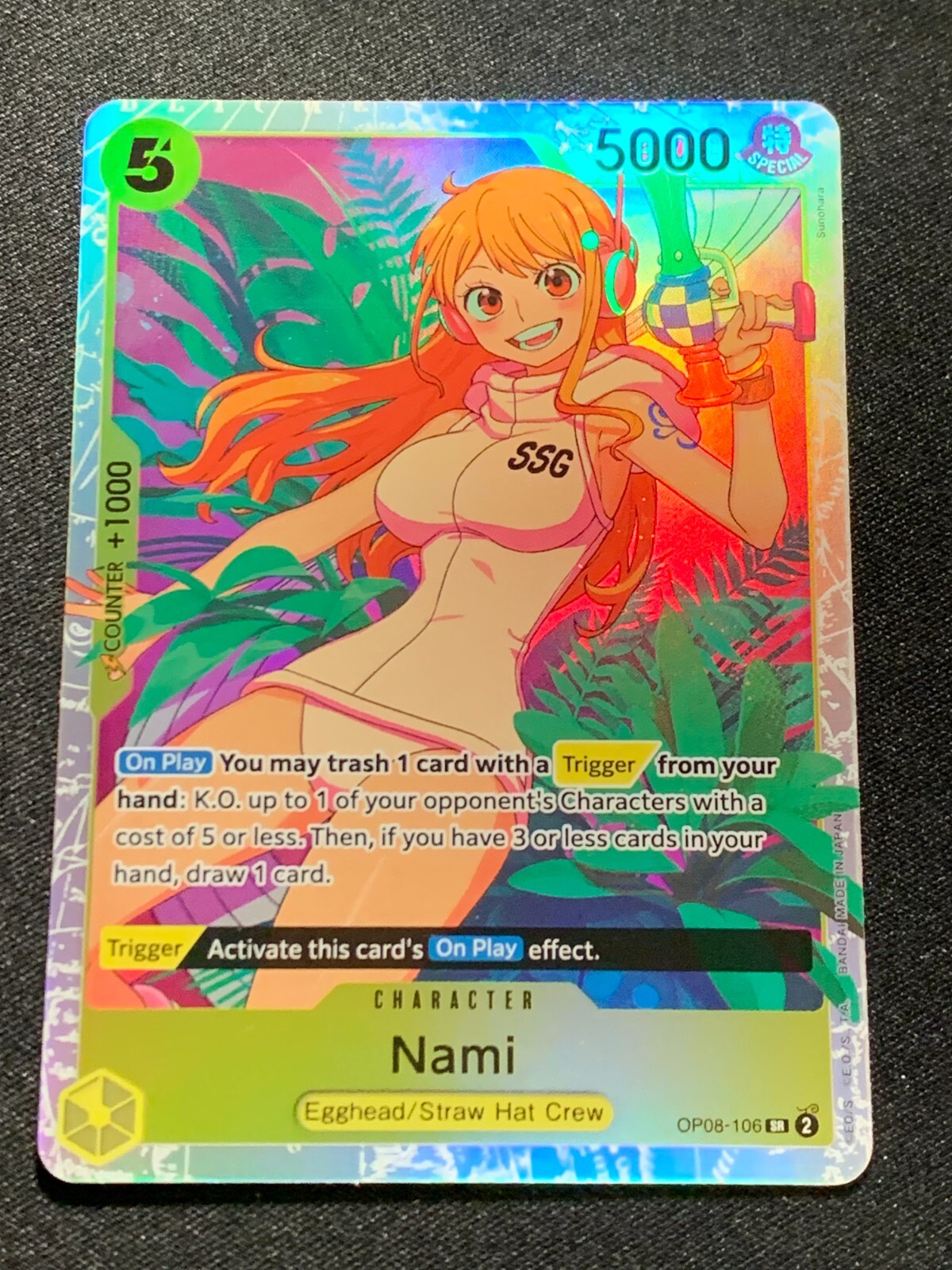 ONE PIECE Card Game Two Legends NAMI SR OP08-106 ENGLISH CCG