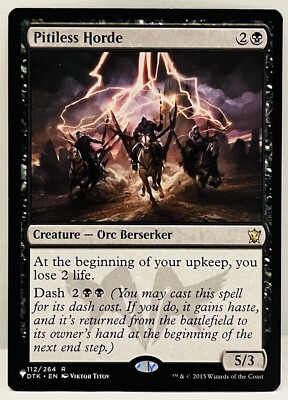 Pitiless Horde - #112-MTG-The List Reprints (LIST)-Regular-NM