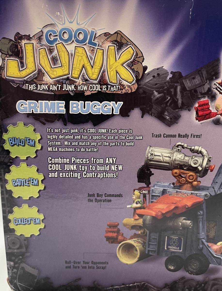 Topps COOL JUNK: GRIME BUGGY w/Junk Boy action figure Super hero