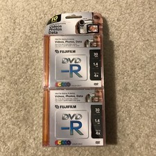 Fujifilm Mini DVD-R Set 10 Color Discs 1.4GB 30 Min Video Camcorder Handyman NEW