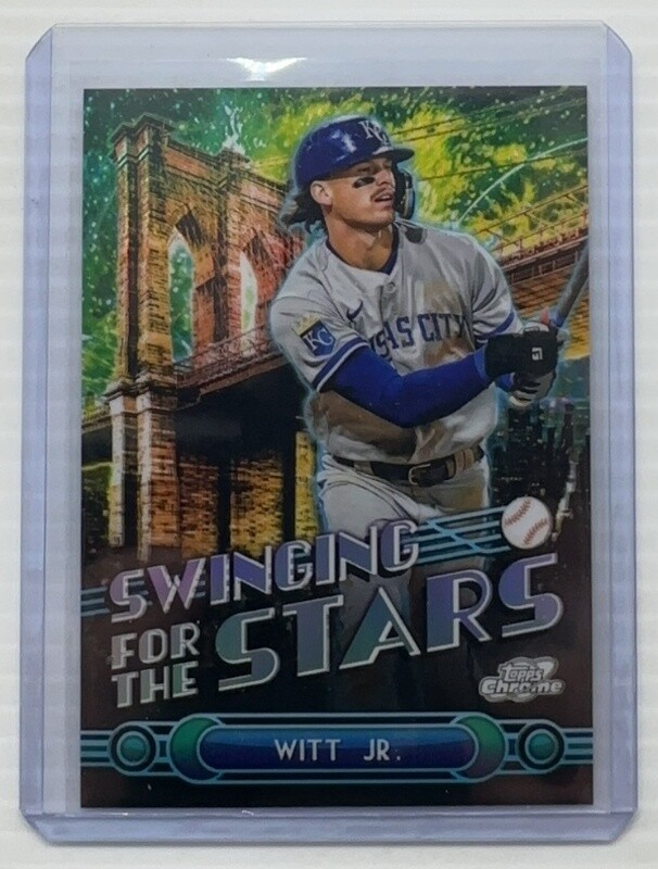 2024 Topps Chrome Bobby Witt Jr. Swinging For The Stars #STS-17 Royals