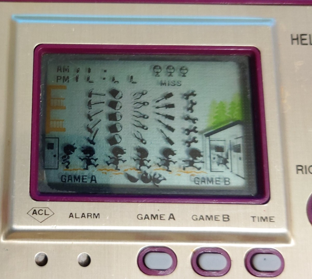 in hand] nintendo game watch helmet cn-07 | eBay